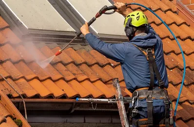 Démoussage et hydrofuge de toiture à Thuret